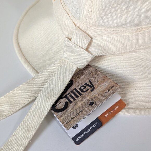 🇨🇦 NWT Tilley TH9 Melanie Hemp Hat UPF 50+ Made in Canada - Picture 5 of 13